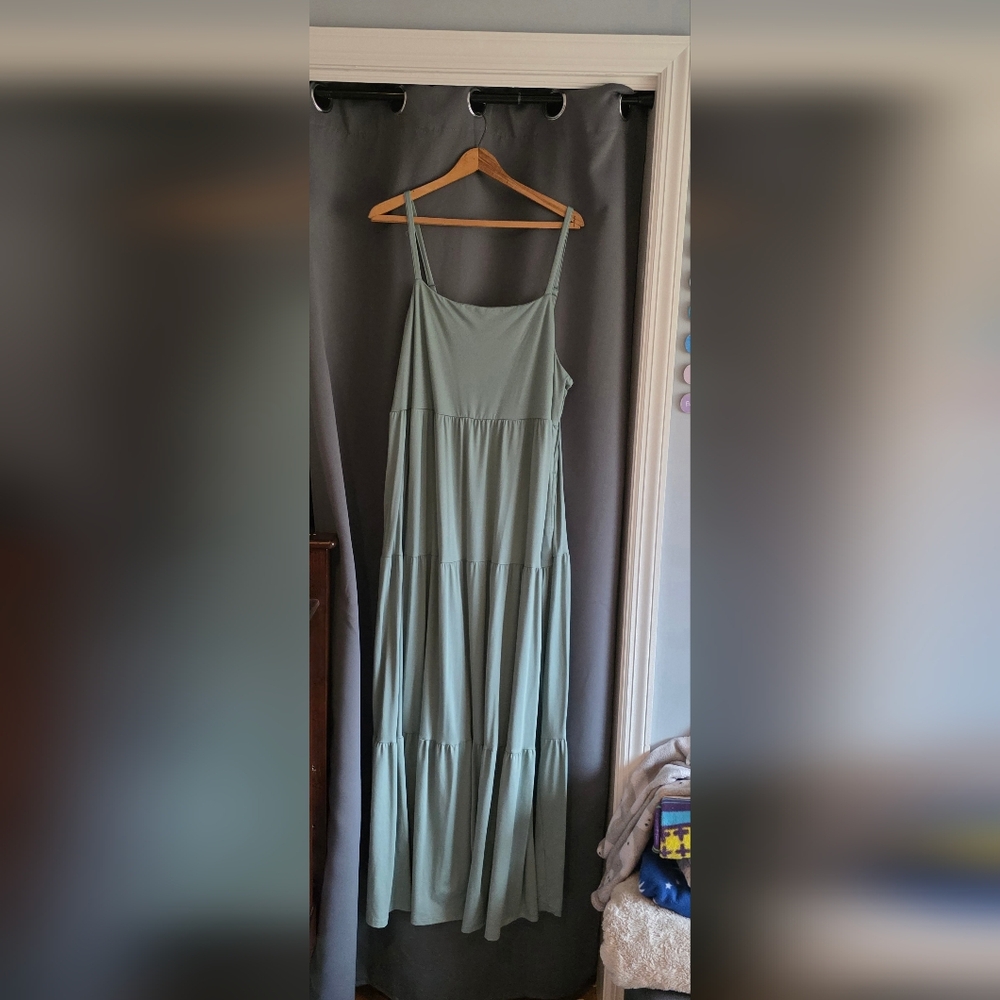 Plus Size SO Green Dress 2X